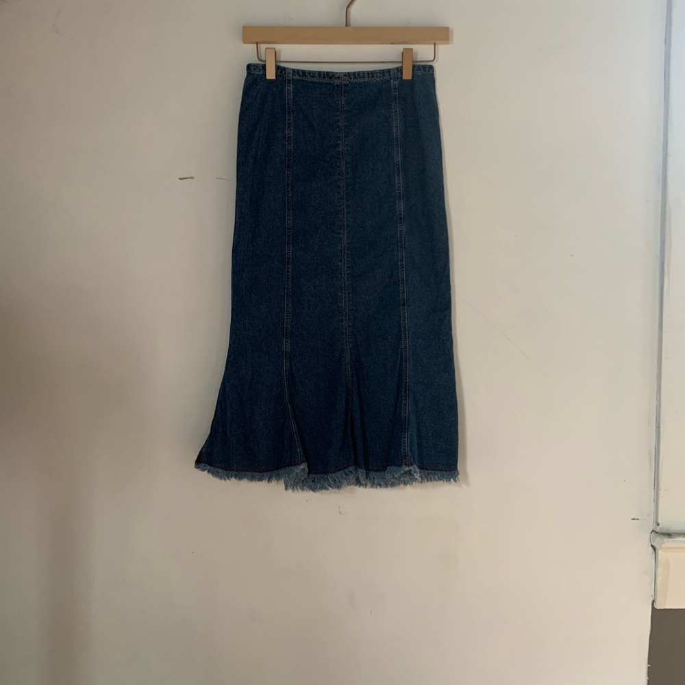 Vintage Tommy Hilfiger Denim Midi Skirt